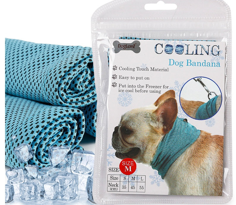 Stay Cool This Summer with the New Instant Cooling Pet Bandana