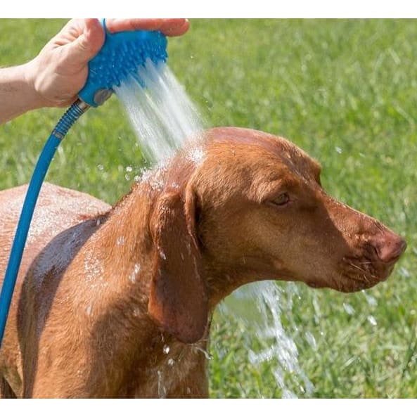 Silicone Pet Bath Gloves With Massage Shower Brush