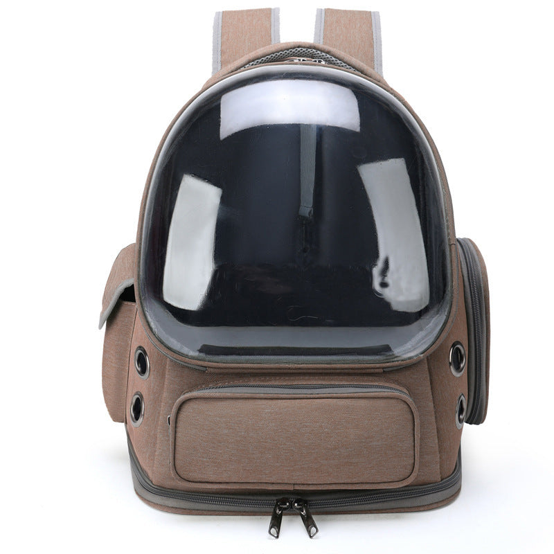 Transparent Space Capsule Pet Backpack Portable Carrier