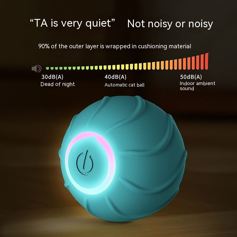 Smart Interactive Rolling Pet Ball Automatic USB Toy