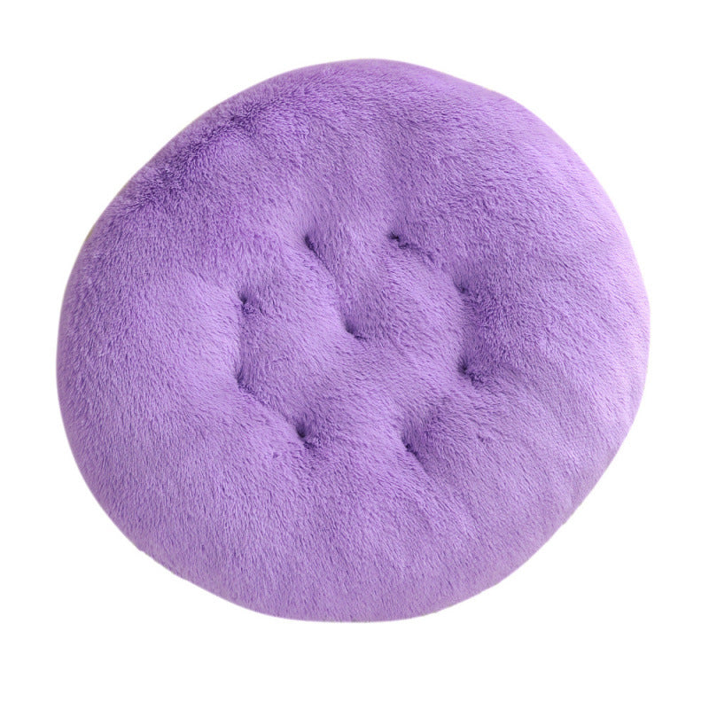 Round Plush Warm Pet Sleep Mat Bed