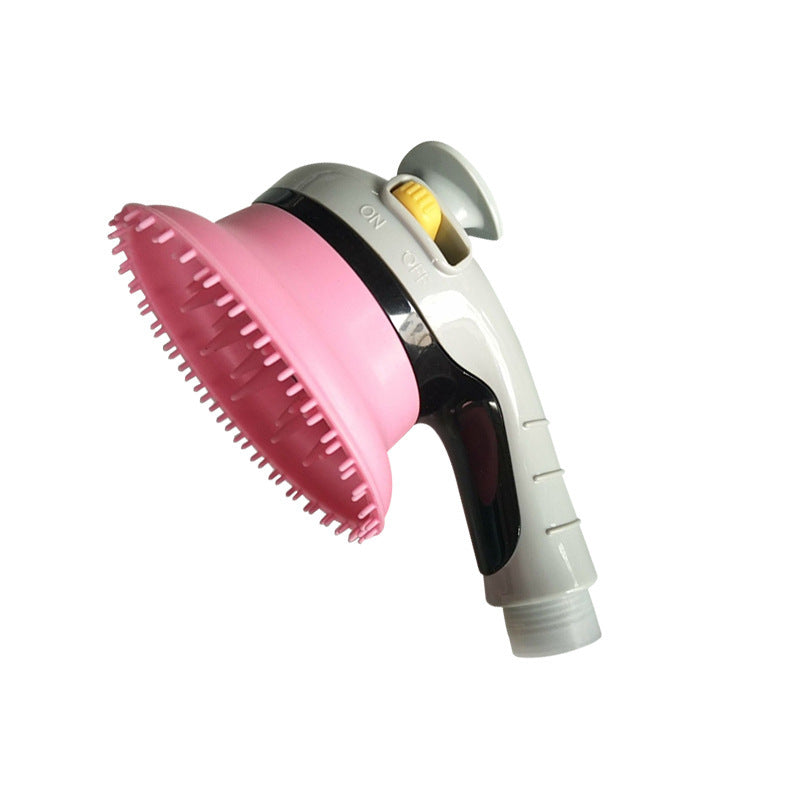 Pet Shower Kit With Brush And Massage Grooming Set