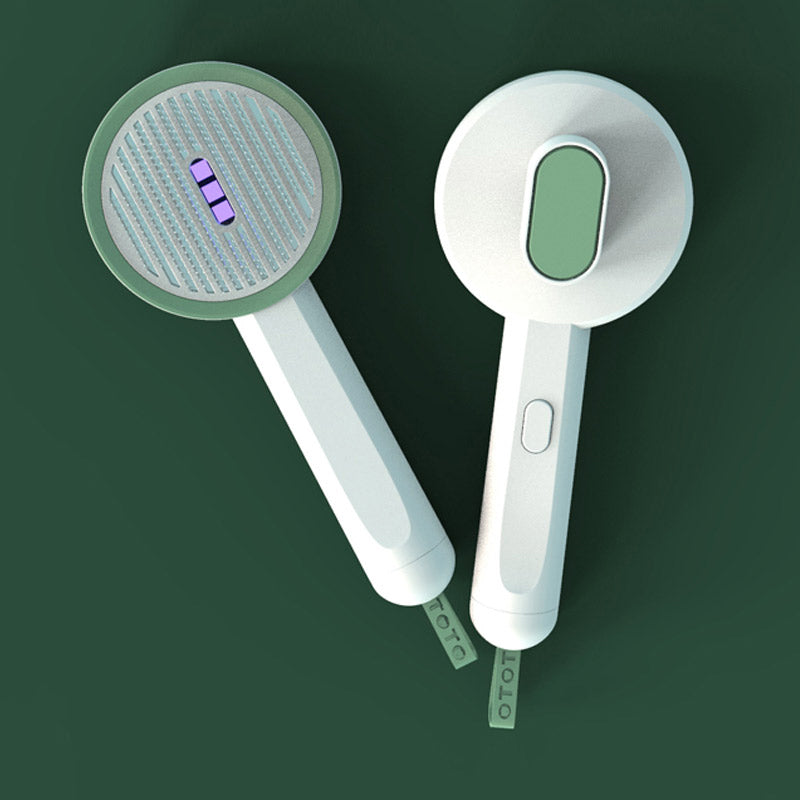 2 In 1 Pet Comb UVC Detection Grooming Hair Remover Tool