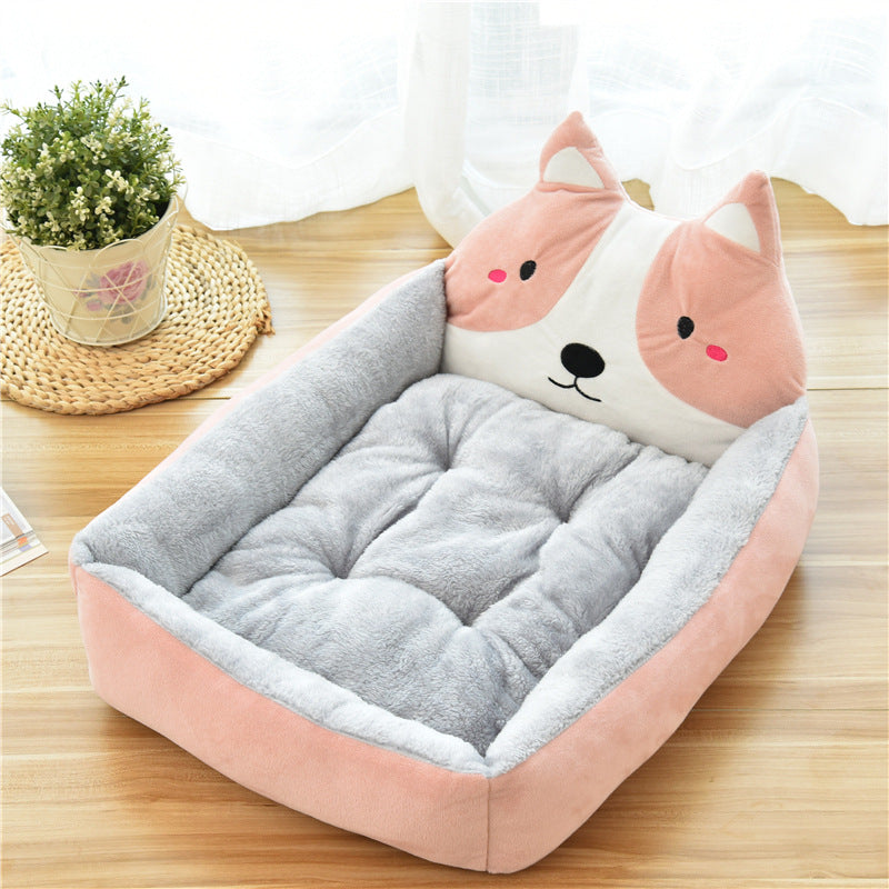 Large Warm Cozy Pet Bed Soft Fleece Nest