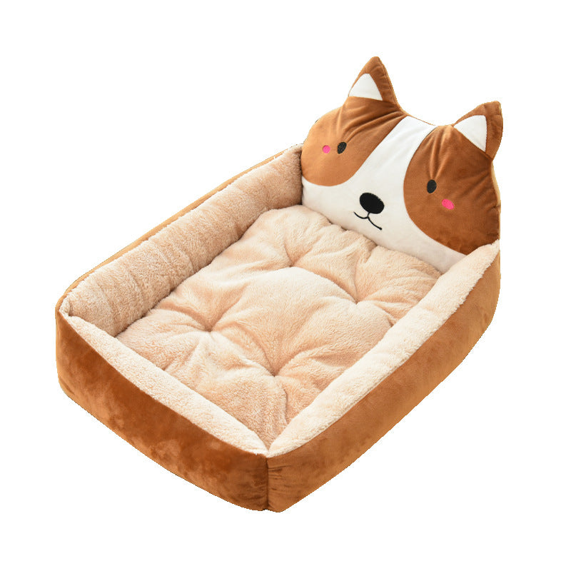 Large Warm Cozy Pet Bed Soft Fleece Nest