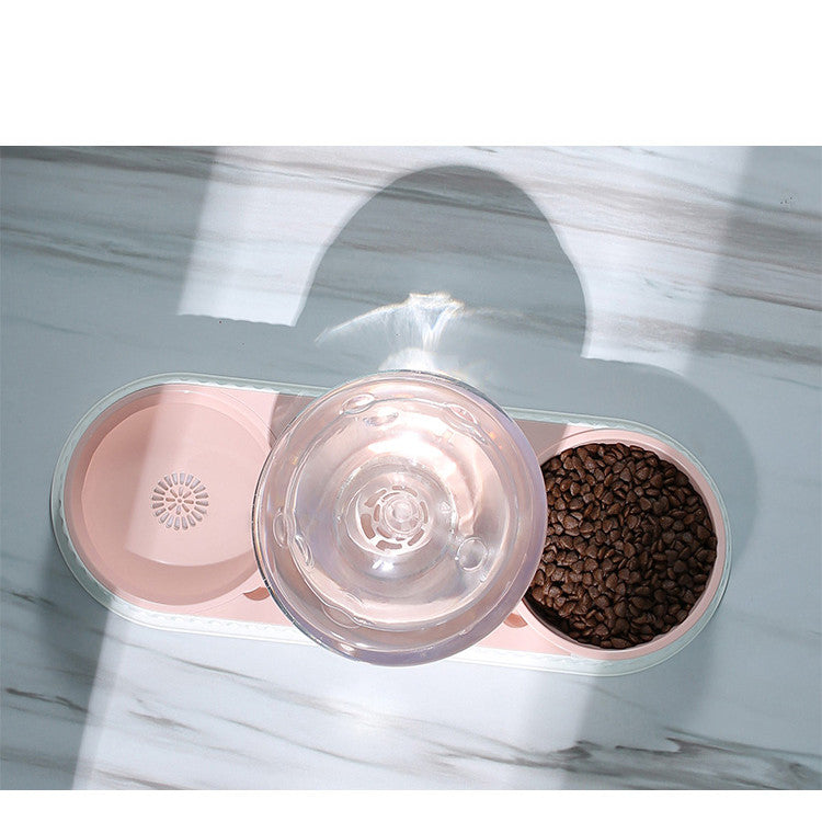 Automatic Pet Feeder Water Bowl Drinking Dispenser