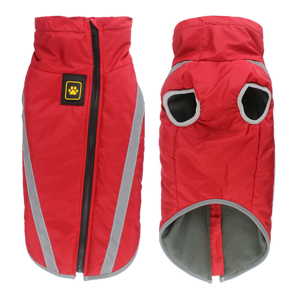 Pet Wholesale Winter Reflective Padded Warm Jacket Apparel