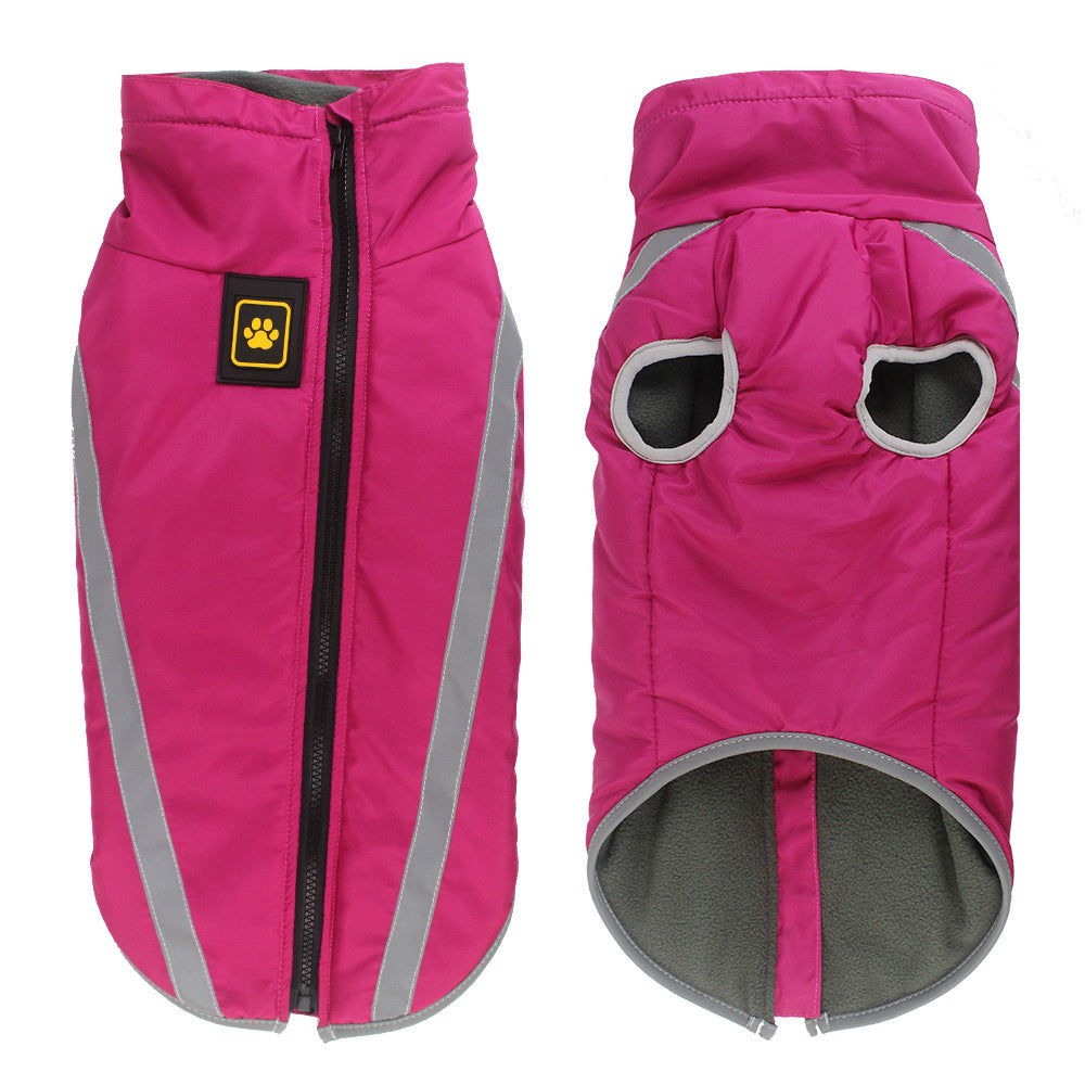 Pet Wholesale Winter Reflective Padded Warm Jacket Apparel