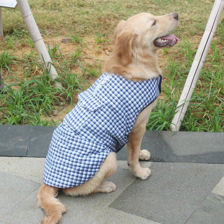 Waterproof Reversible Pet Vest Jacket Winter Warm Coat