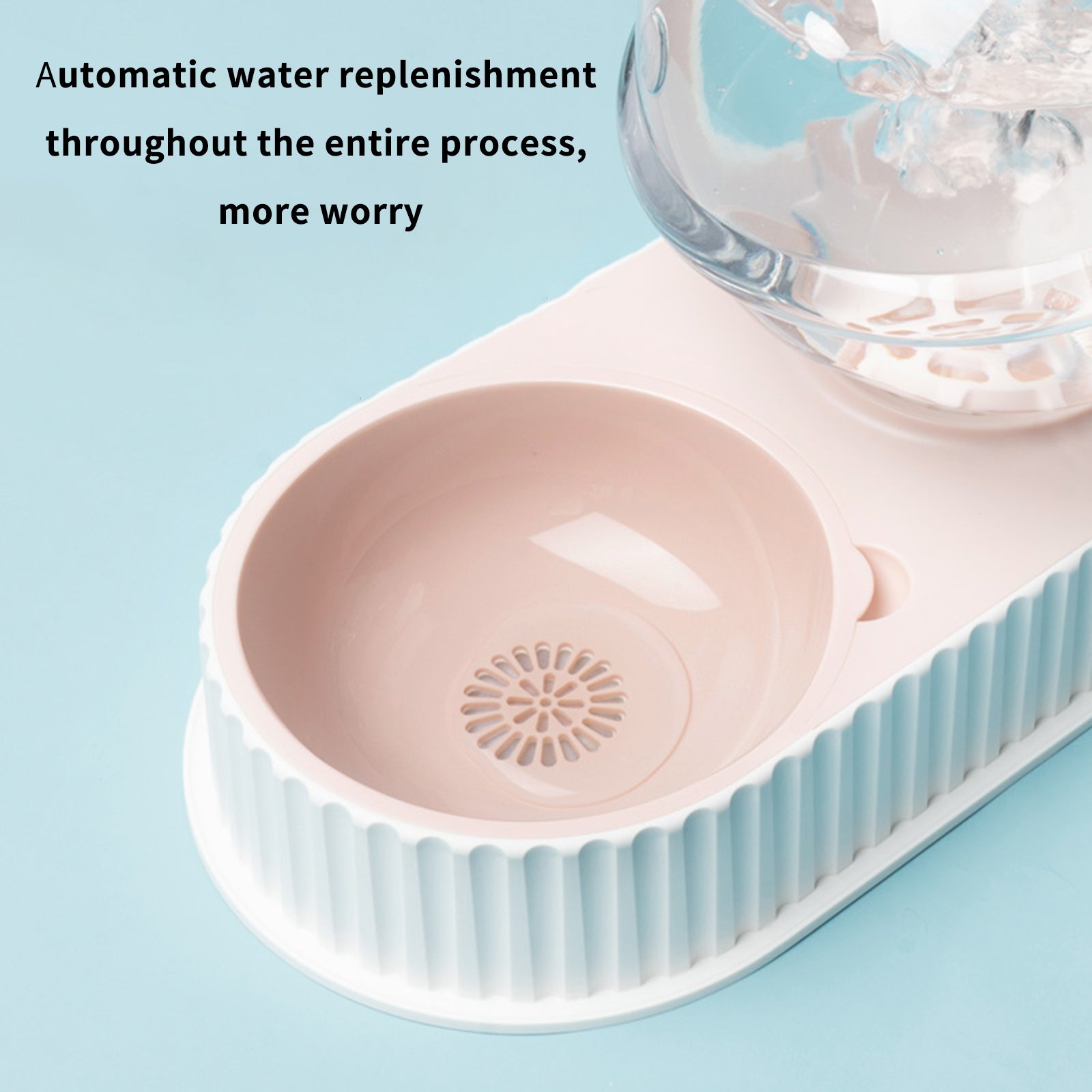 Automatic Pet Feeder Water Bowl Drinking Dispenser
