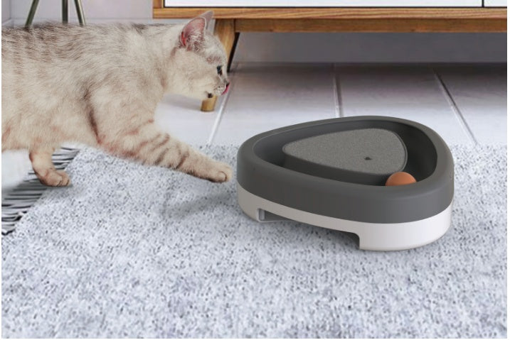 Smart Interactive Pet Triangle Turntable Scratcher Toy