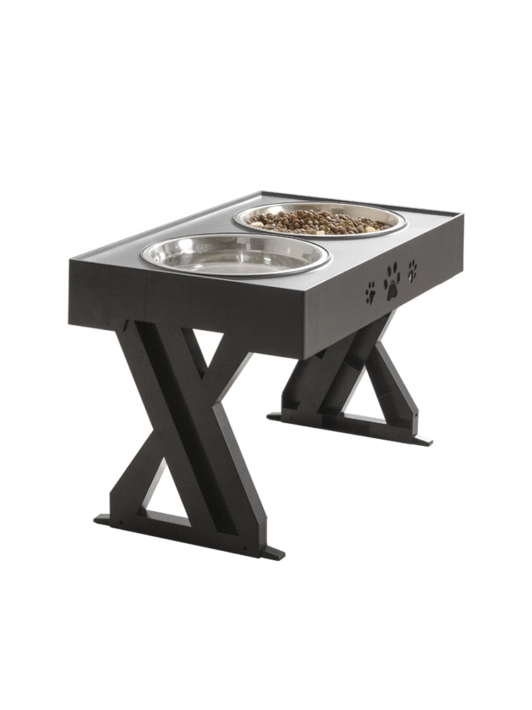 Pet Stainless Steel Folding Feeding Bowl Portable Feeder