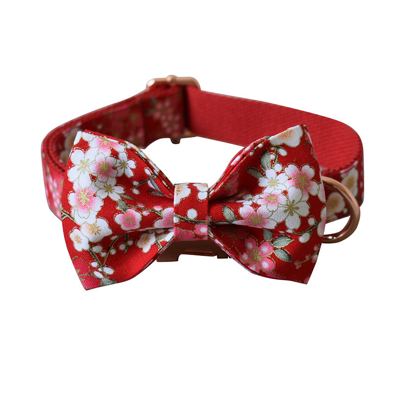 Floral Style Pet Pen And Leash Set Female Design