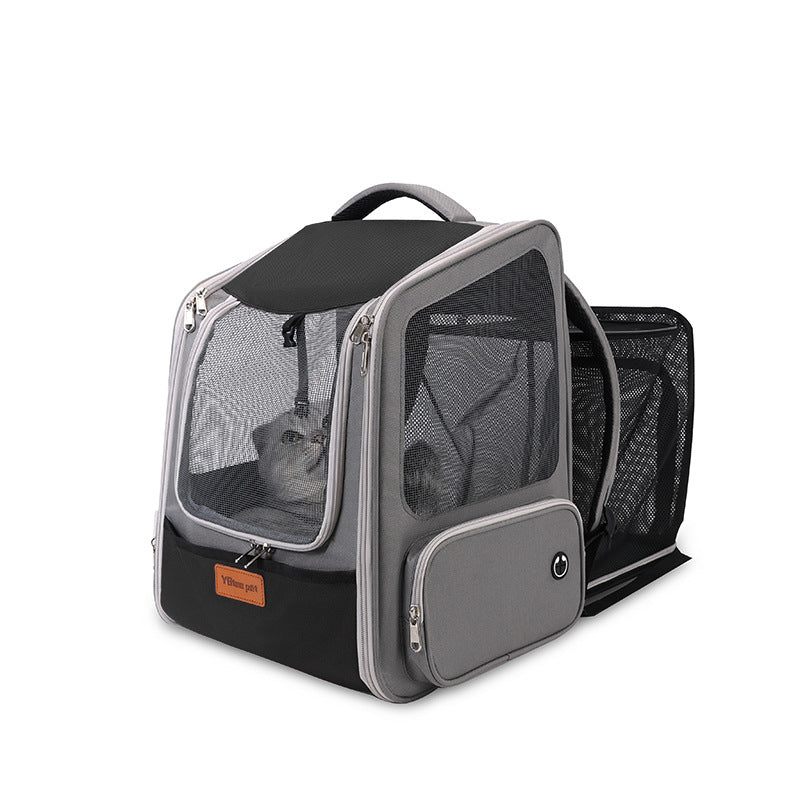 Pet Portable Expandable Large Capacity Backpack Diaper Bag