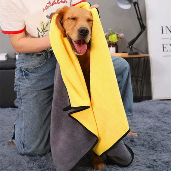 Premium Pet Bath Towel Super Absorbent Quick Drying Towel