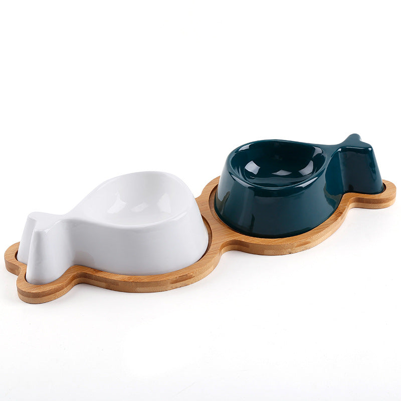 Pet Fish Bowl Wooden Stand Aquarium Tank