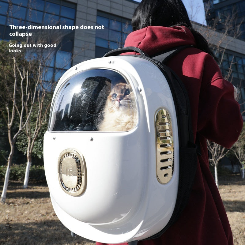Pet Astronaut Backpack Heating Ventilated Portable Carrier Bag