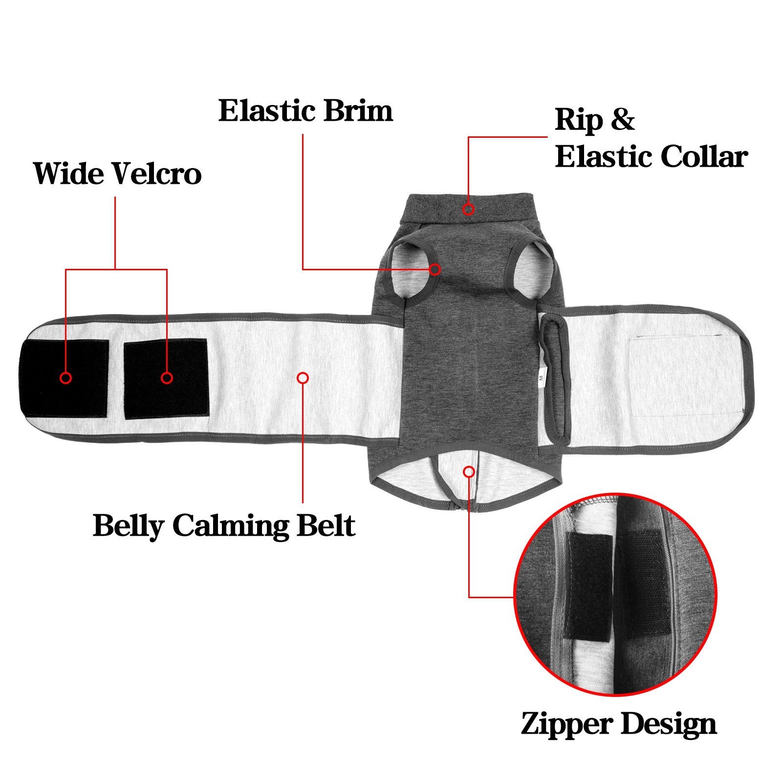 Pet Polyester Cotton Emotional Comfort Double Jacket Apparel