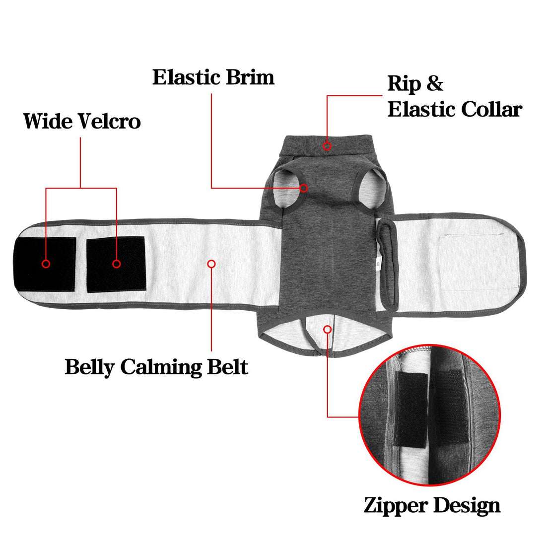 Pet Polyester Cotton Emotional Comfort Double Jacket Apparel