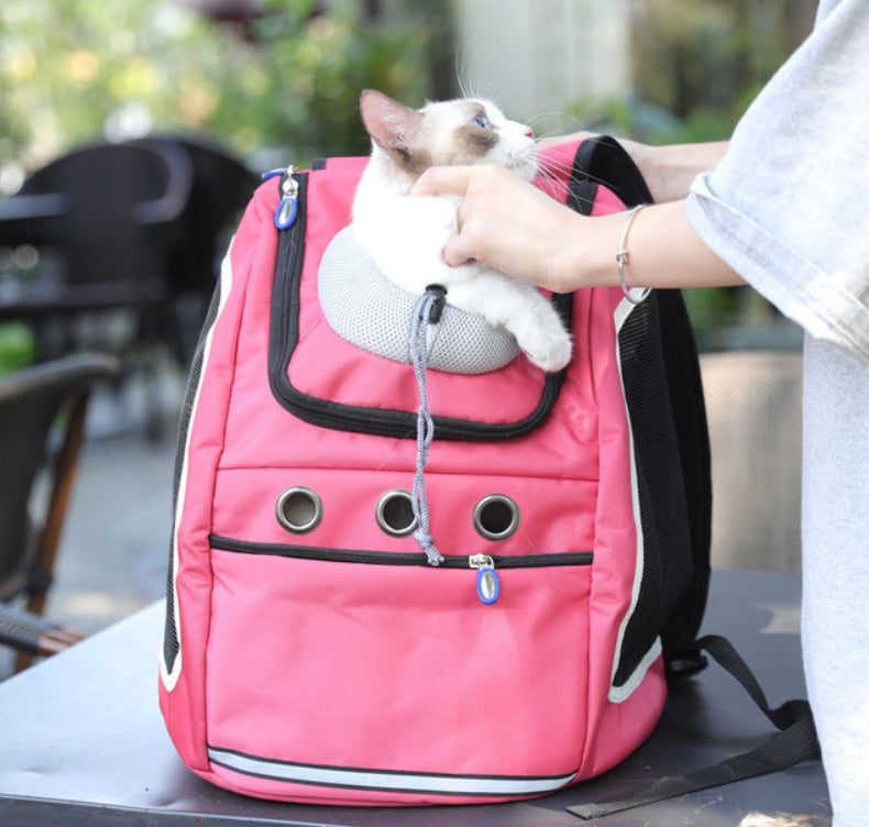 Pet Outing Backpack Portable Travel Carrier Bag