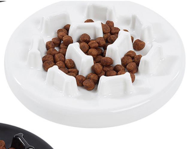 Tilted Solid Wood Double Bowl Pet Feeding Stand
