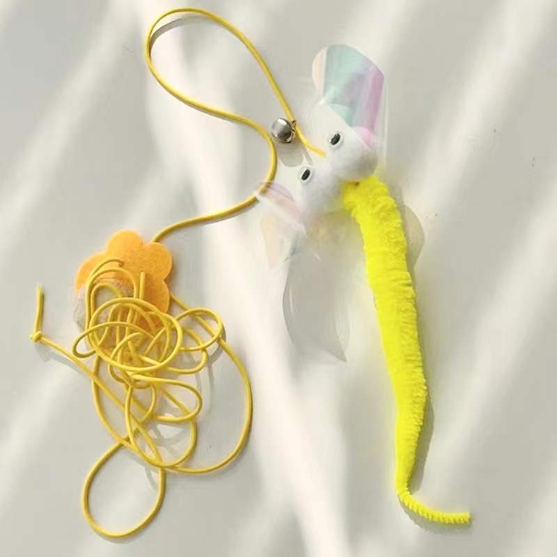 Interactive Hanging Pet Toy Rope Mouse Simulation