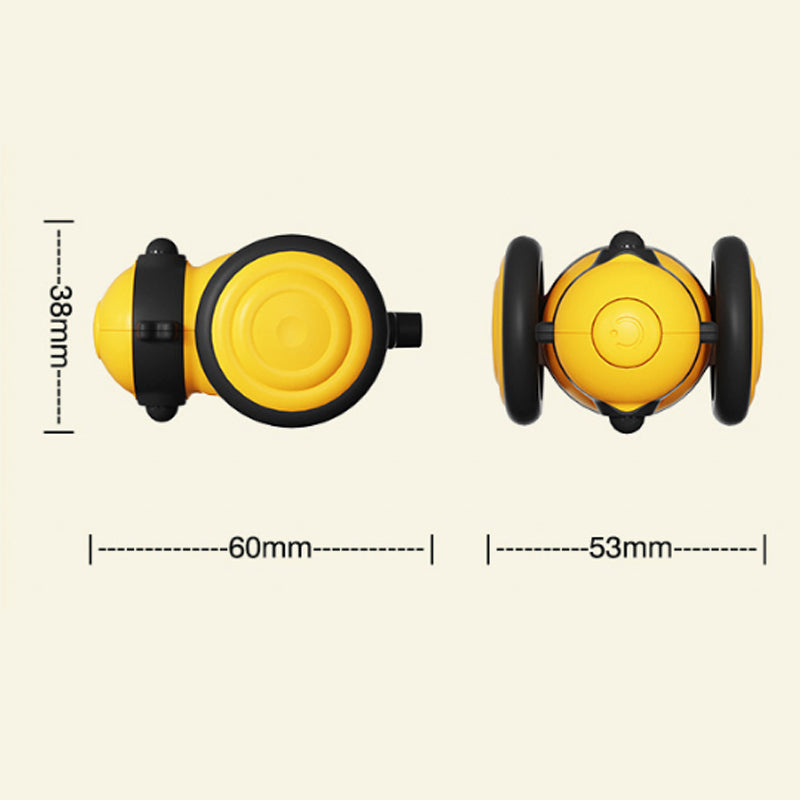 Electric Interactive Pet Toy Moving Bee Feather Teaser