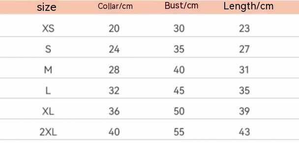 Pet Summer Thin Anti Lint Clothing Apparel
