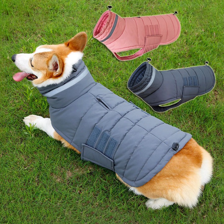 Pet Winter Waterproof Warm Thickened Vest Jacket Apparel
