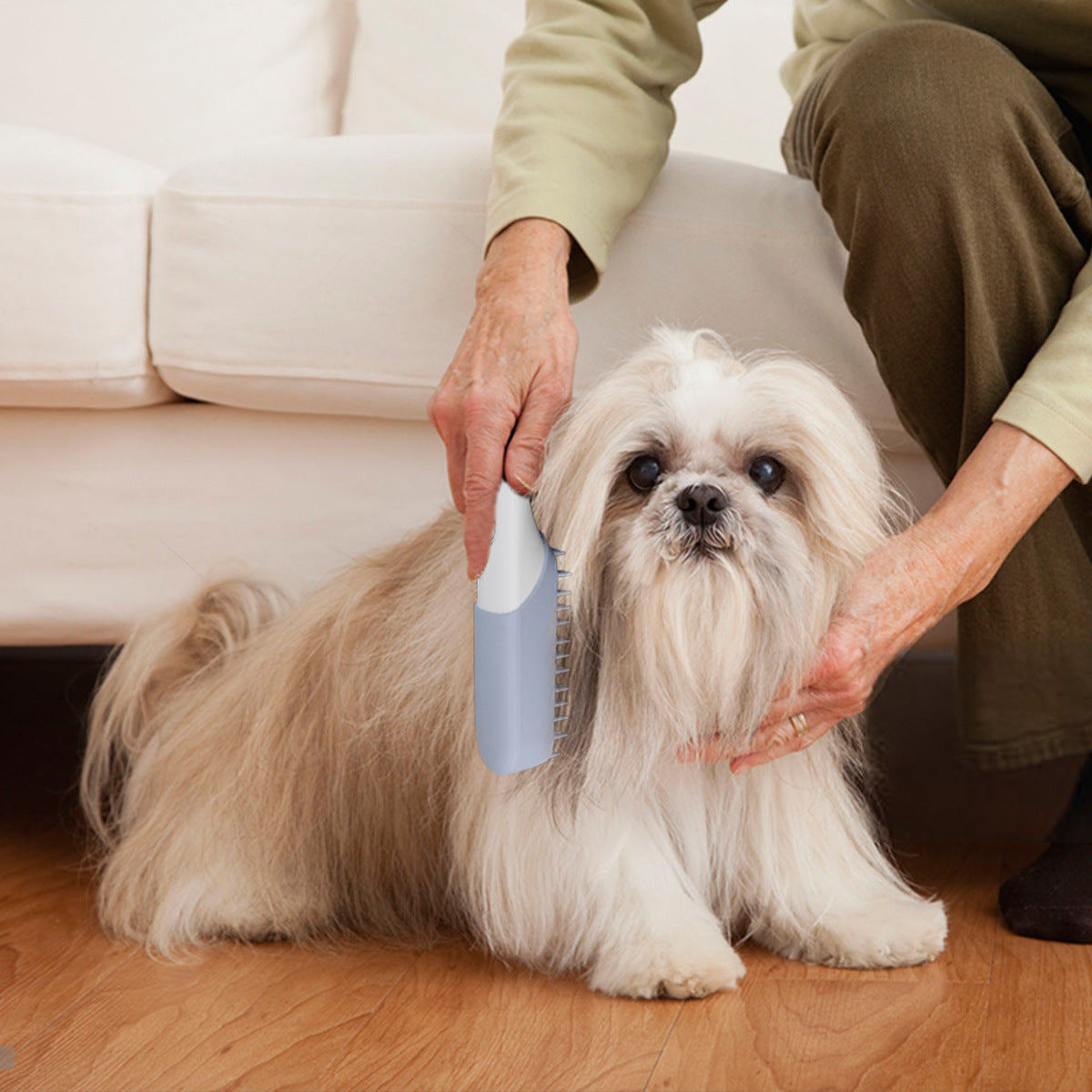 Silicone Pet Grooming Massage Brush Deodorizing Fur Cleaning Comb