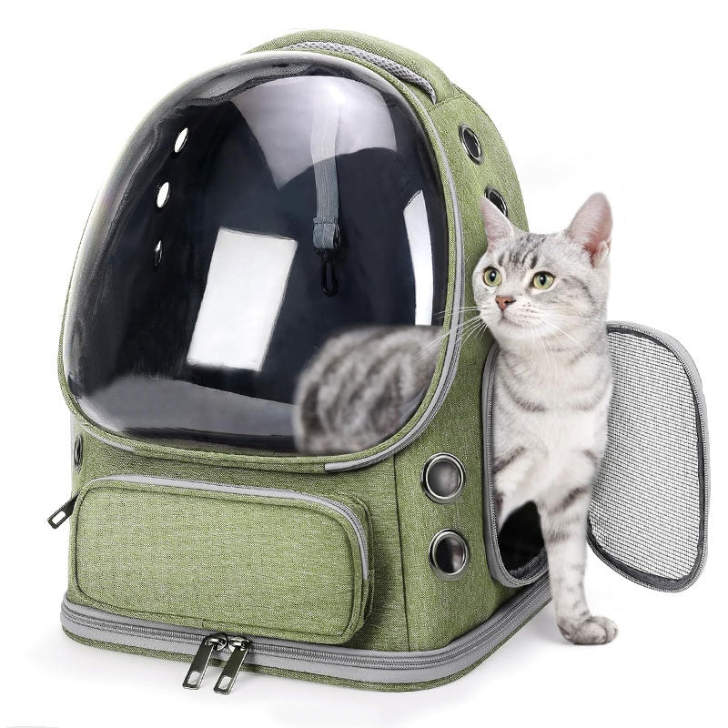Transparent Space Capsule Pet Backpack Portable Carrier