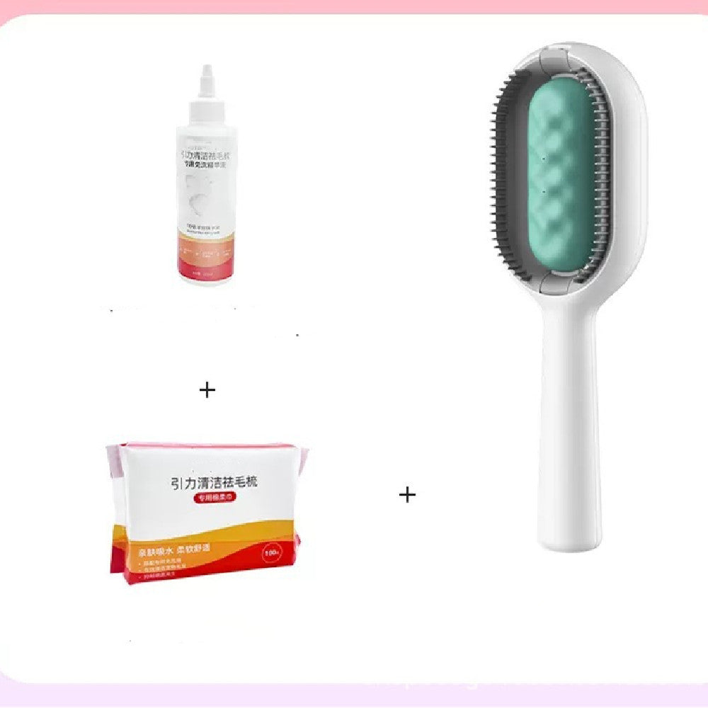 Pet Grooming Dematting Brush Hair Removal Cleaning Tool