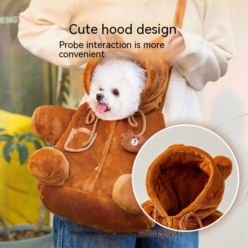 Pet Animal Shaped Diaper Backpack Portable Carrier Bag