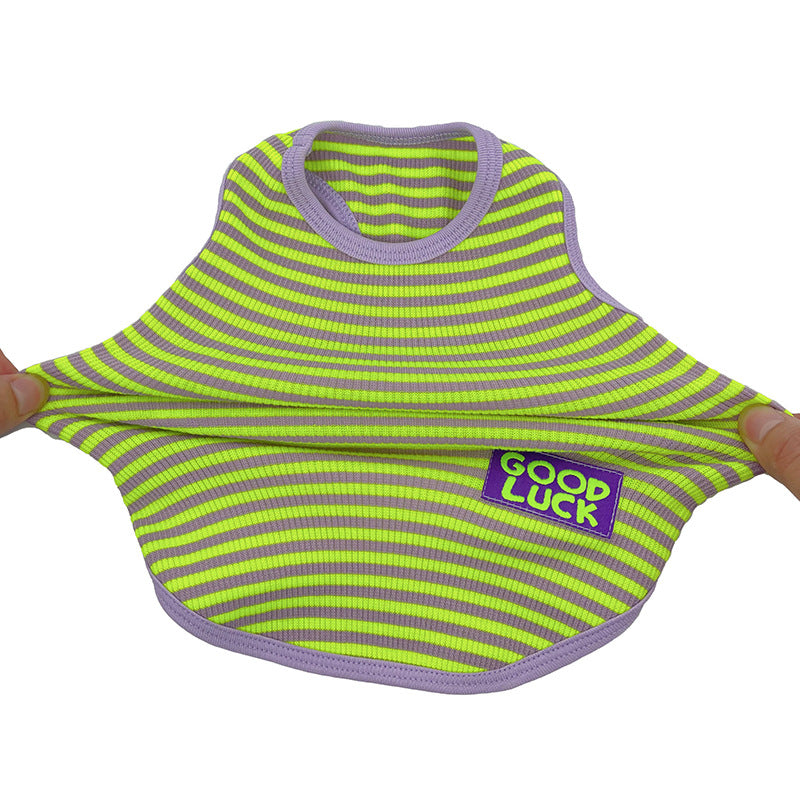 Pet Cool Breathable Striped Vest Summer Apparel Clothing