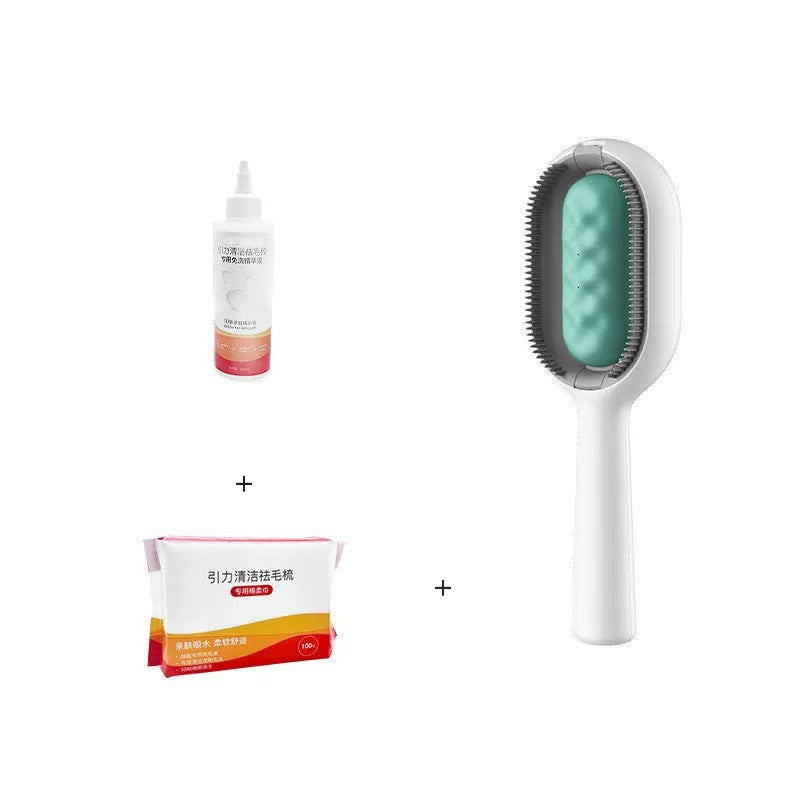 Pet Grooming Dematting Brush Hair Removal Cleaning Tool