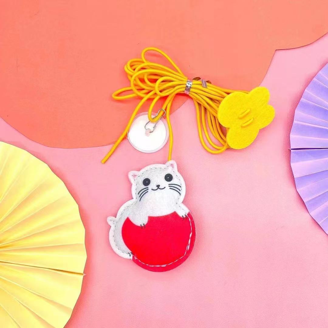 Interactive Hanging Pet Toy Rope Mouse Simulation