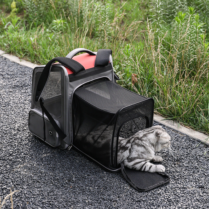 Pet Portable Expandable Large Capacity Backpack Diaper Bag