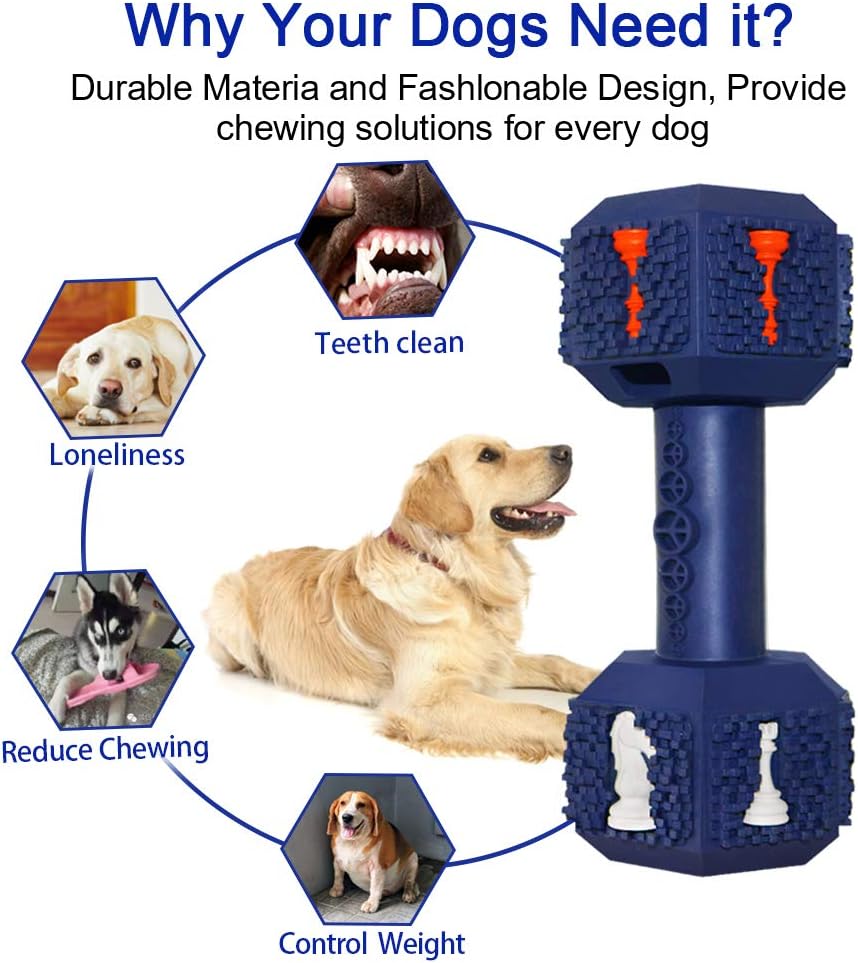 Durable Non Toxic Pet Chew Dental Toy Tough Indestructible