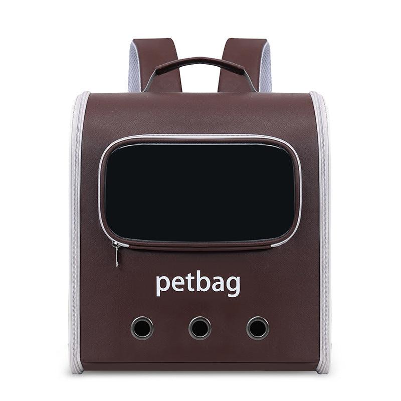Pet Large Capacity Portable Backpack Transparent Window Carrier