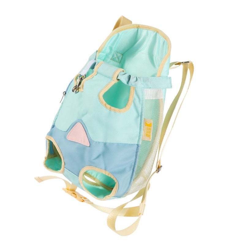 Pet Portable Chest Bag Walking Backpack Travel Carrier