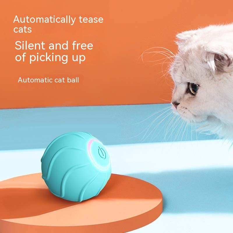 Smart Interactive Rolling Pet Ball Automatic USB Toy