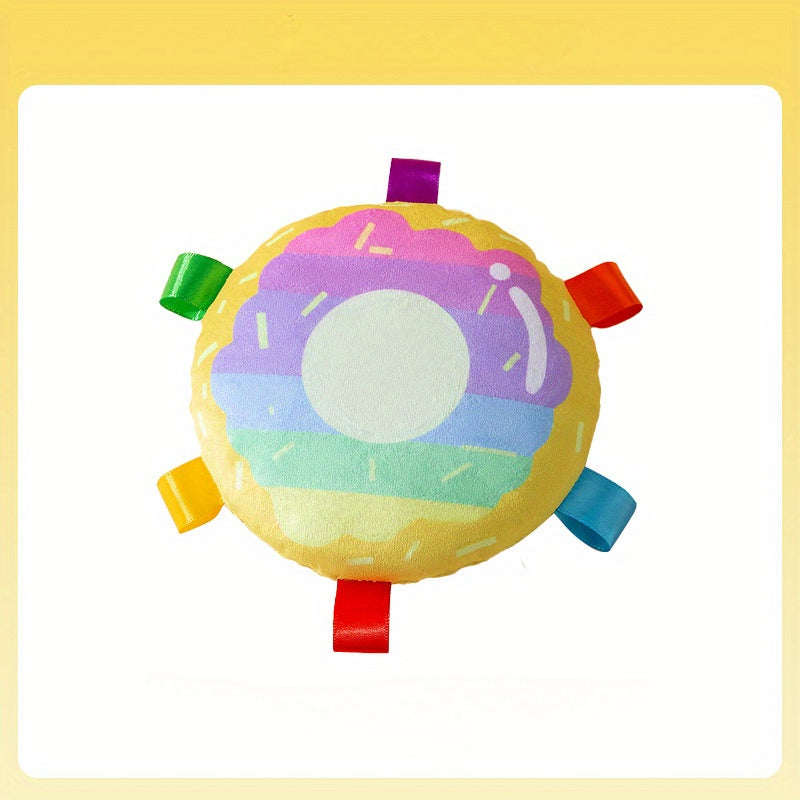 Cartoon Plush Pet Flying Disc Training Outdoor Toy