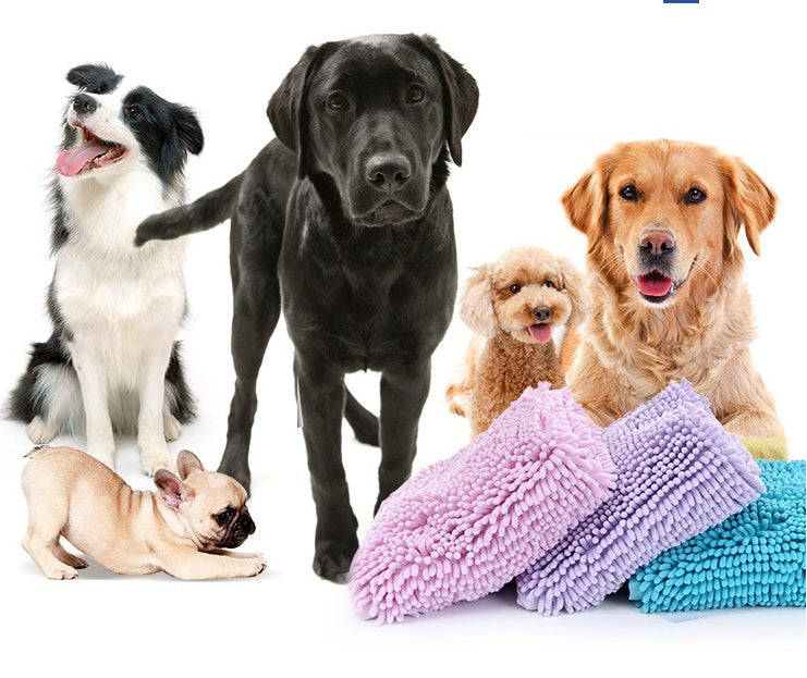 Absorbent Pet Bath Towel Quick Drying Pet Cloth