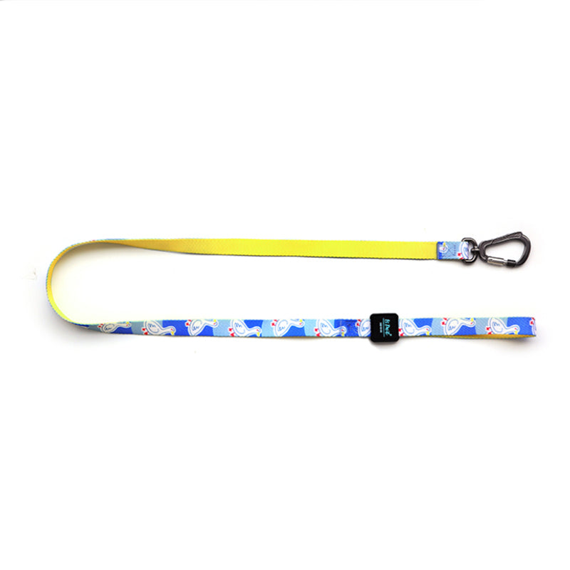 Ribbon Printed Pet Traction Rope Leash
