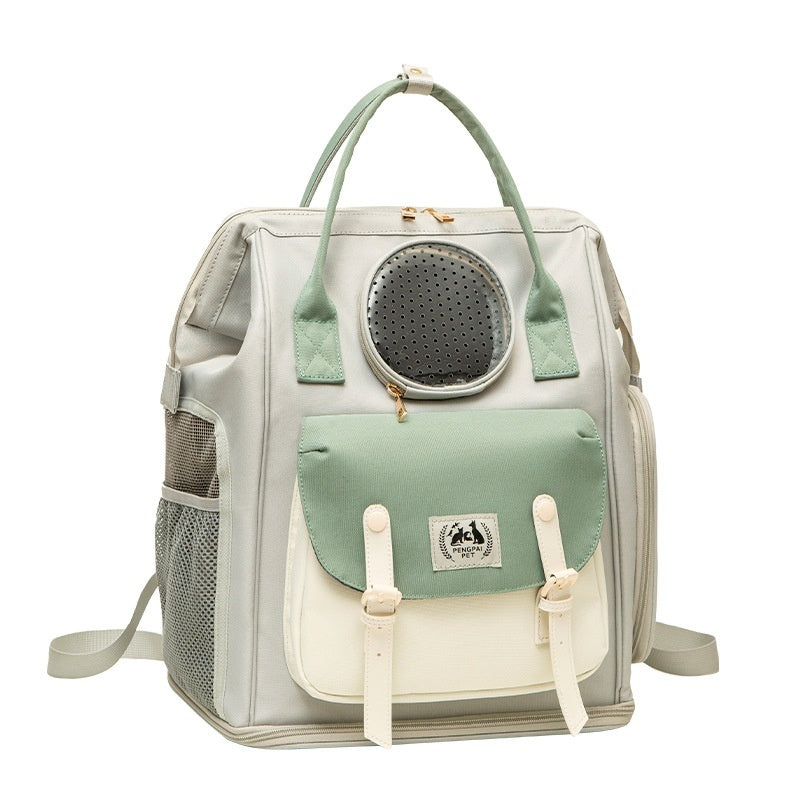 Pet Large Capacity Breathable Portable Backpack Carrier