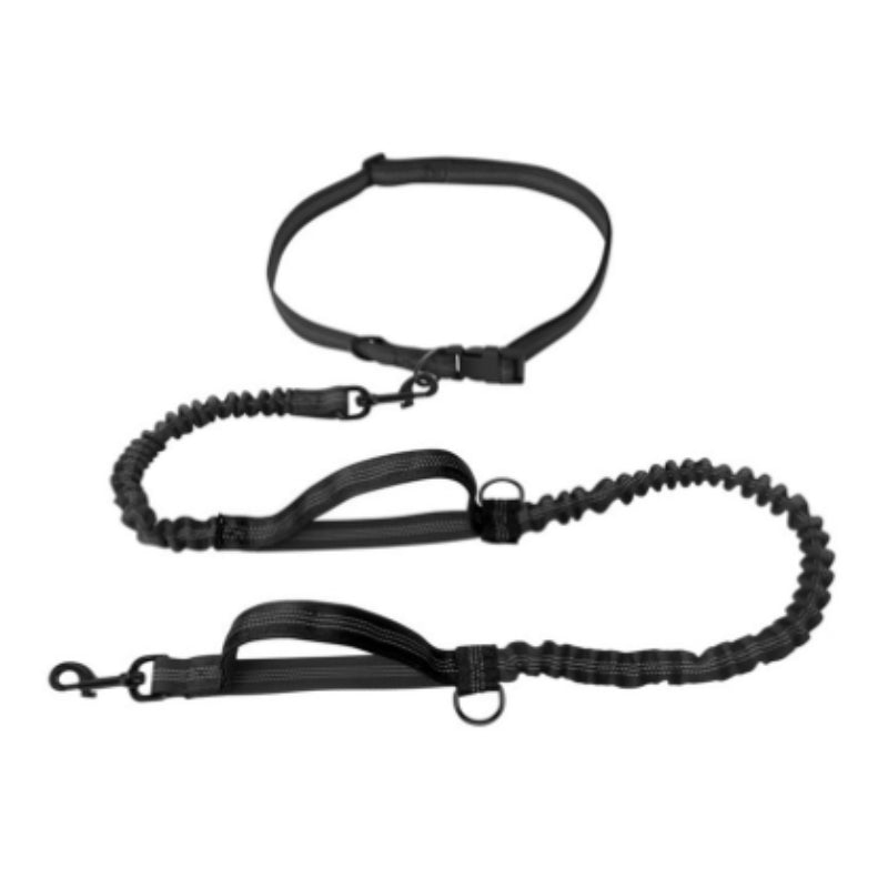Reflective Telescopic Double Pet Leash Running Lead Rope
