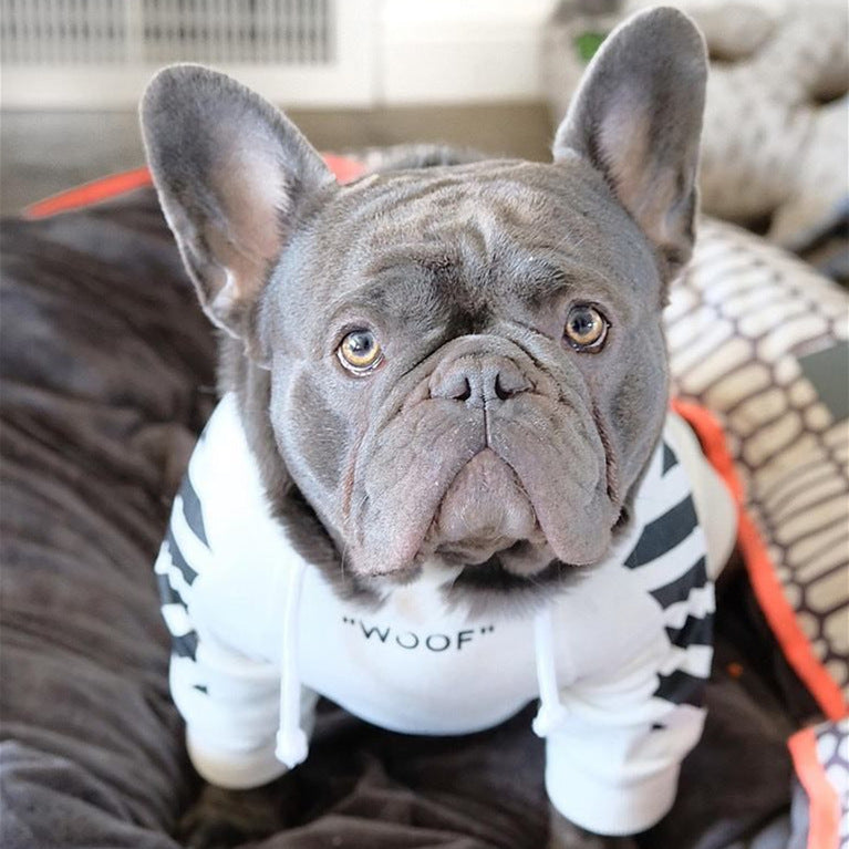 Pet Fashion Three Stripe Sweater Autumn Winter Sports Apparel