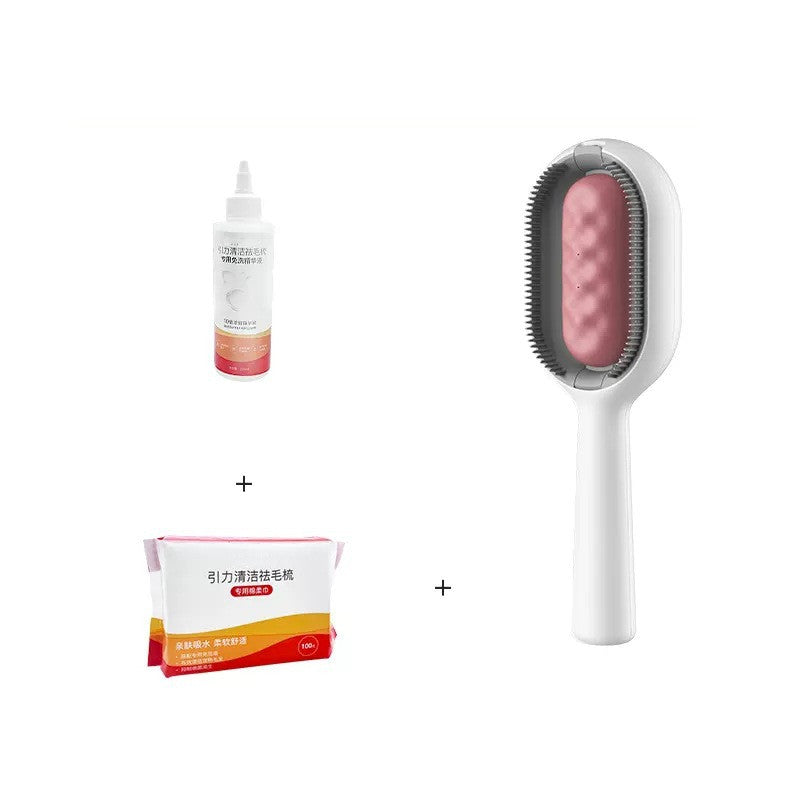 Pet Grooming Dematting Brush Hair Removal Cleaning Tool