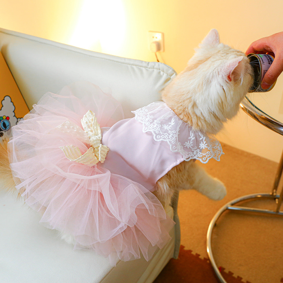 Pet Lace Clothing Elegant Pet Apparel