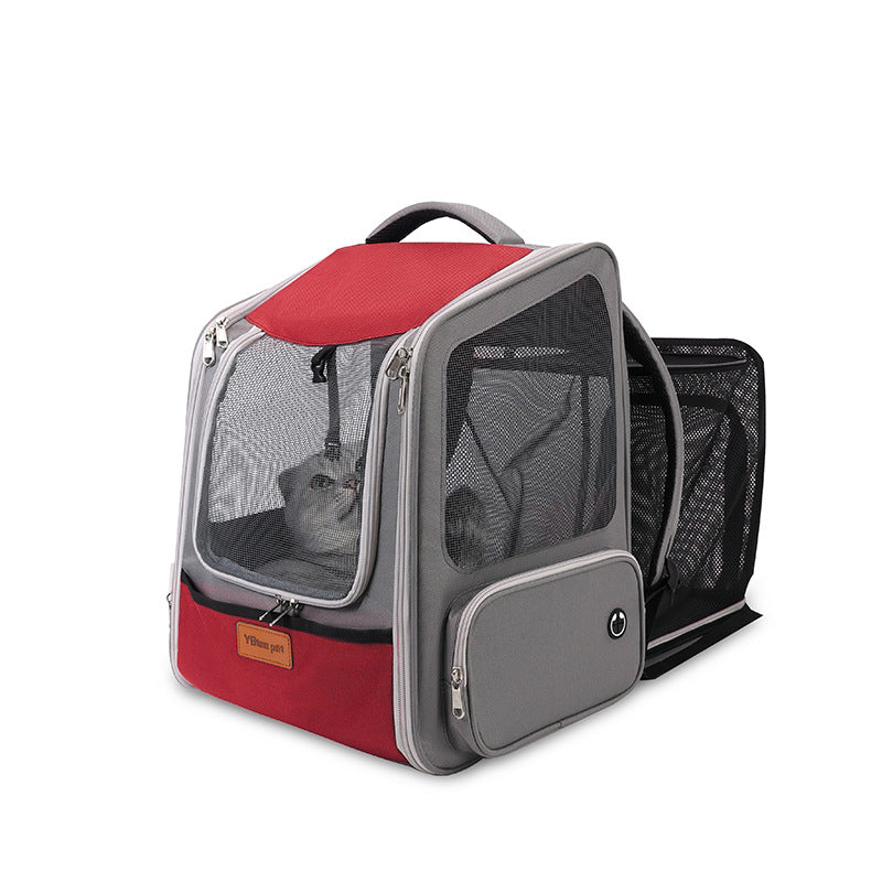 Pet Portable Expandable Large Capacity Backpack Diaper Bag